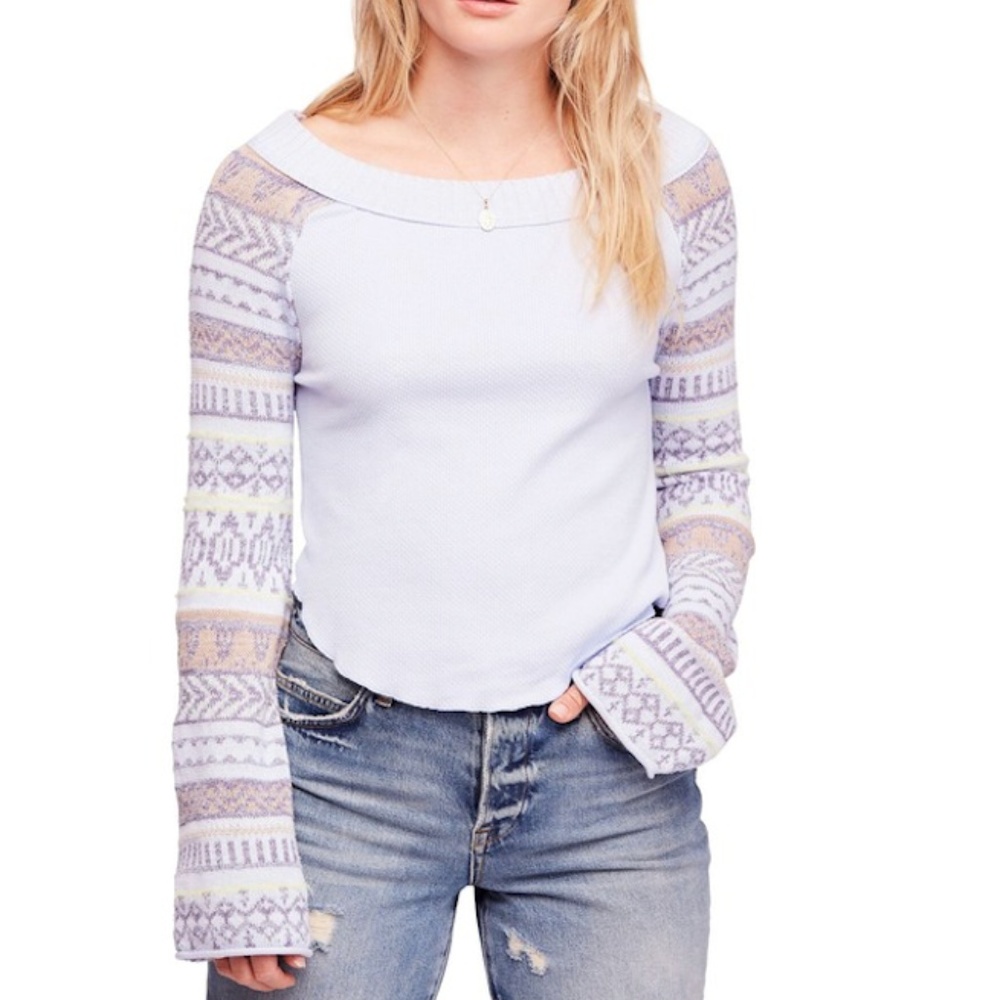 FREE PEOPLE Fairground Thermal Top